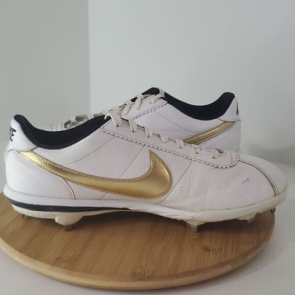 Nike Lunar Cortez 2022 All Star White Black Baseball Cleats Size 12.5 CV5565-101 - Picture 12 of 13